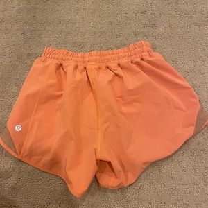 Lululemon Hotty-Hot Shorts 4” (orange) size 4